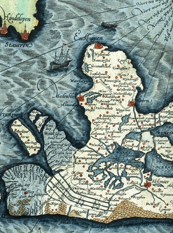 kaart noord-holland